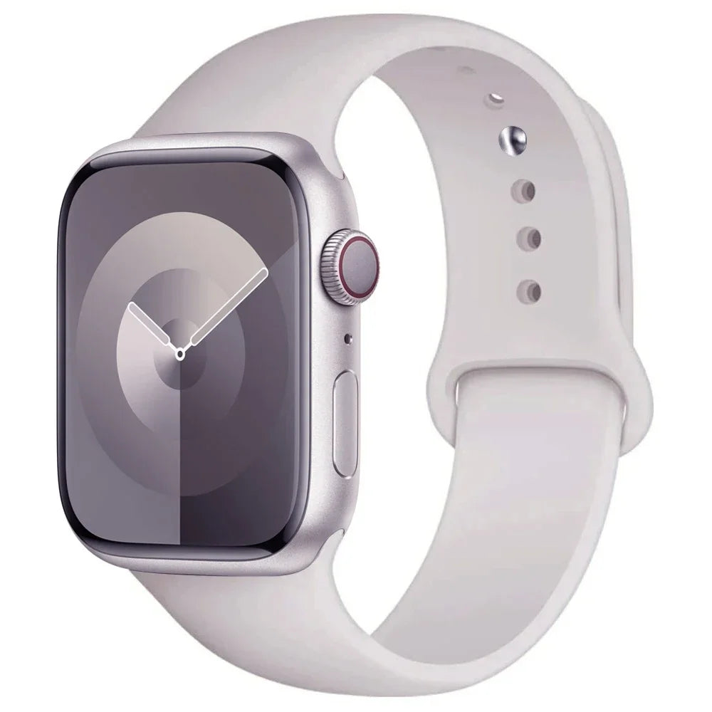Bracelet sport en silicone pour Apple Watch