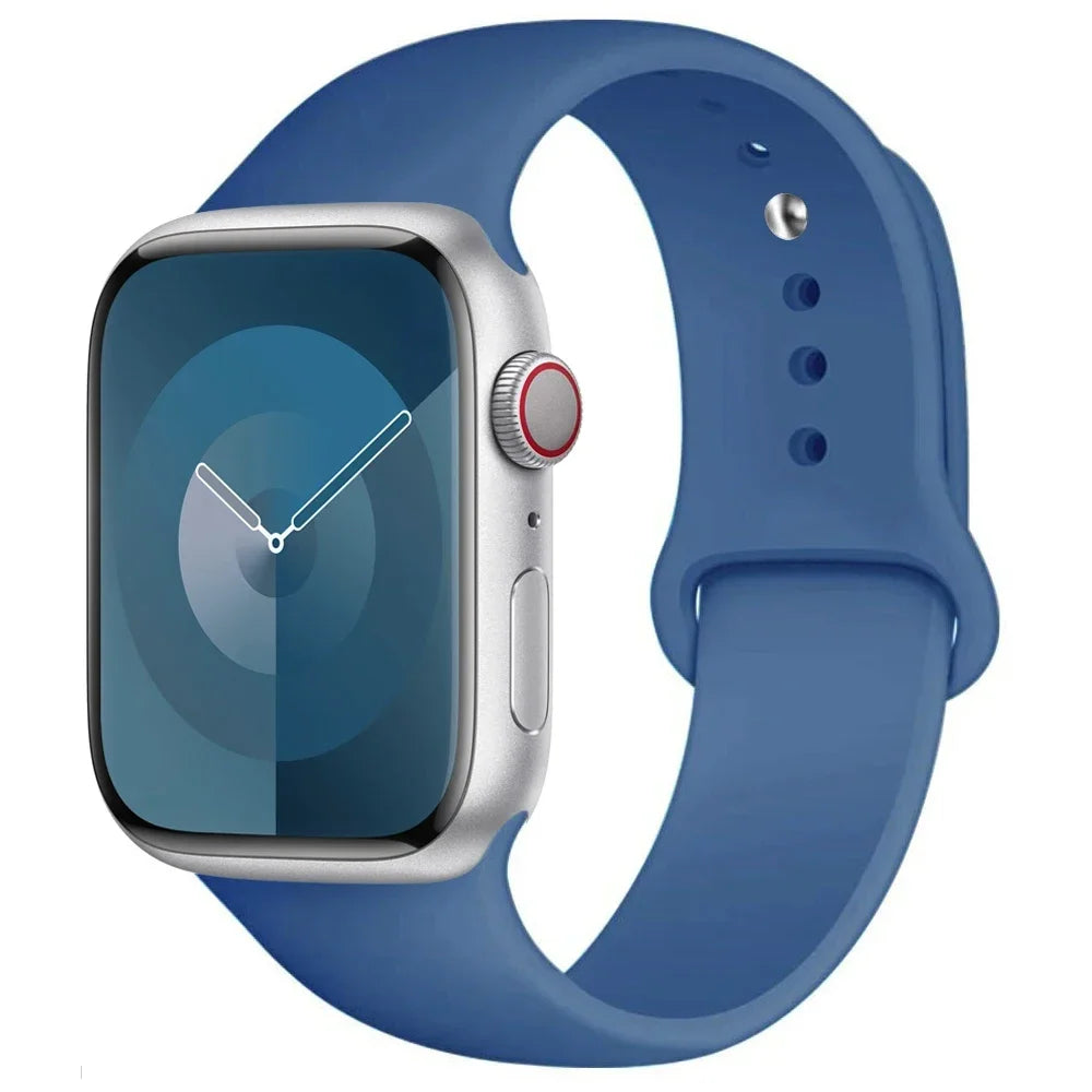 Bracelet sport en silicone pour Apple Watch
