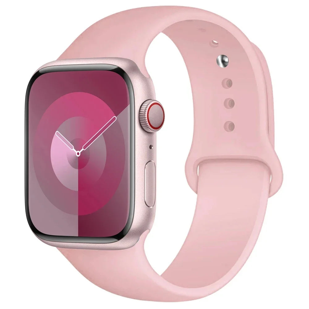 Bracelet sport en silicone pour Apple Watch