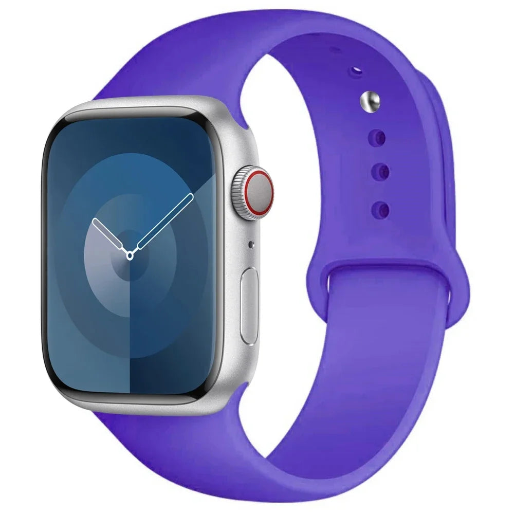 Bracelet sport en silicone pour Apple Watch