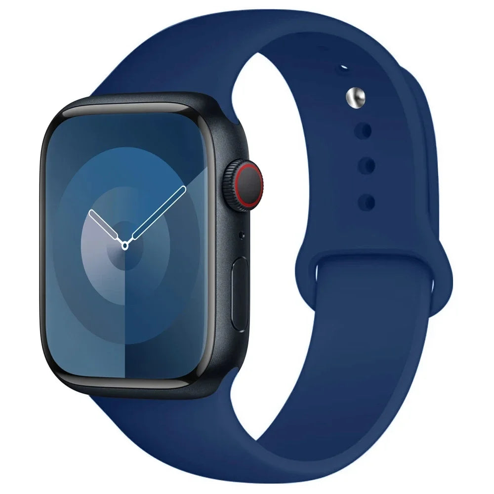 Bracelet sport en silicone pour Apple Watch