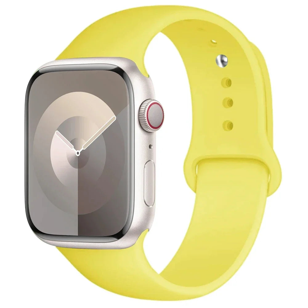 Bracelet sport en silicone pour Apple Watch