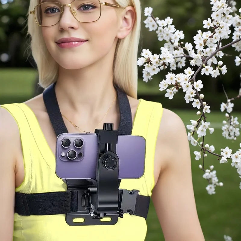 Support de cou de poitrine pour téléphone portable
