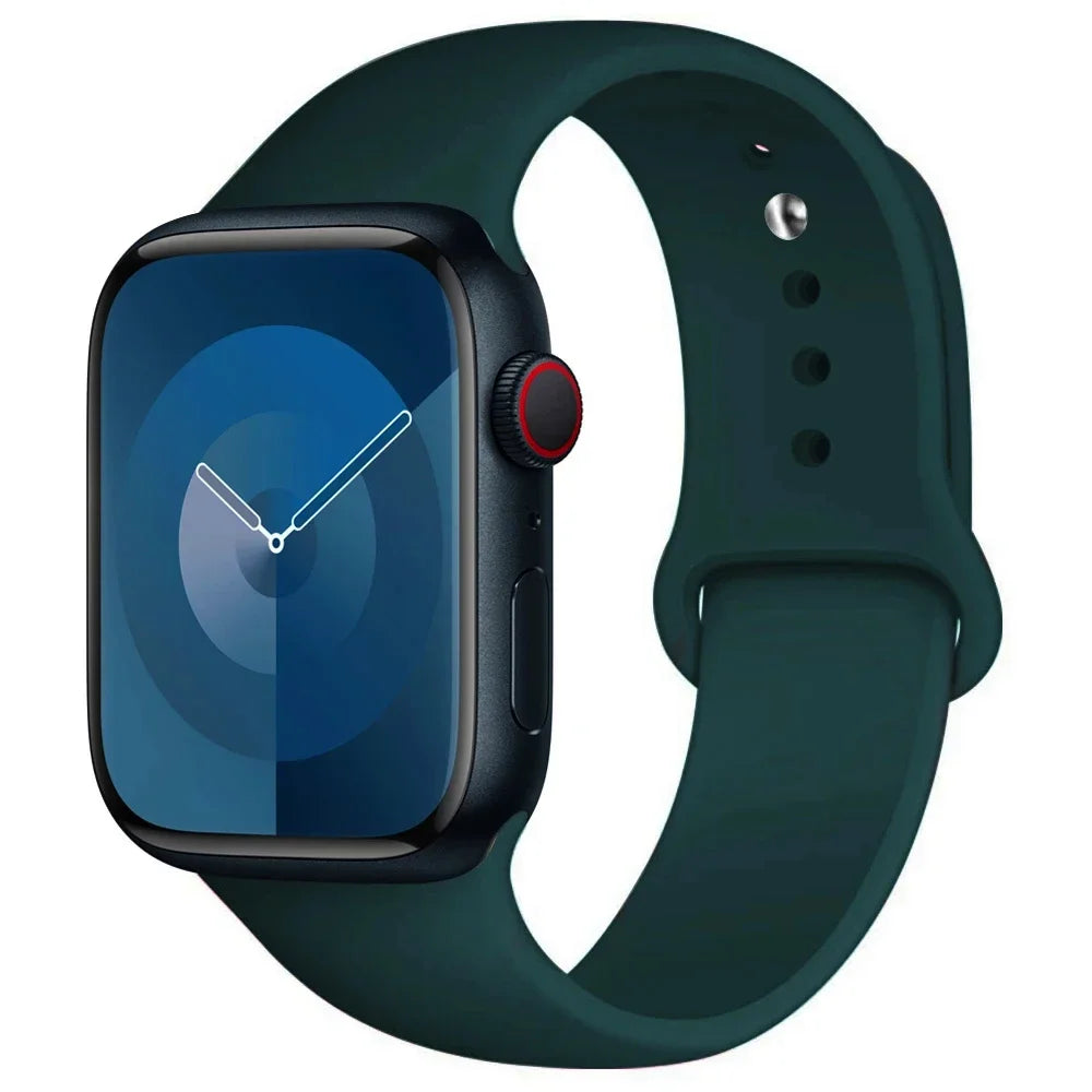 Bracelet sport en silicone pour Apple Watch