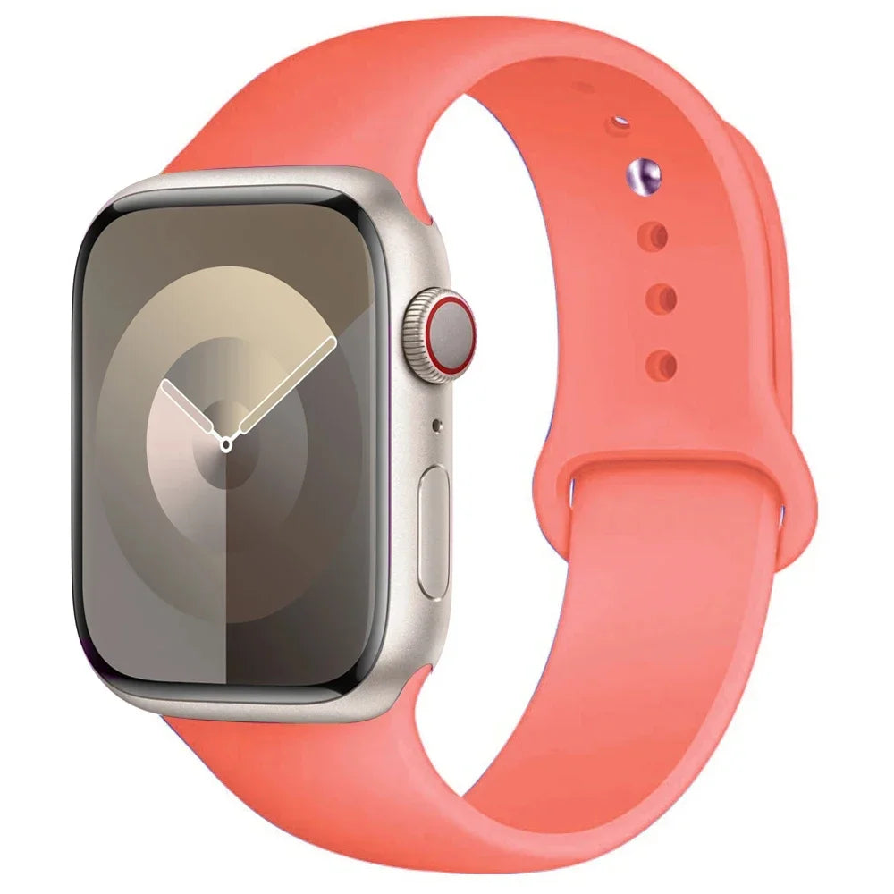 Bracelet sport en silicone pour Apple Watch
