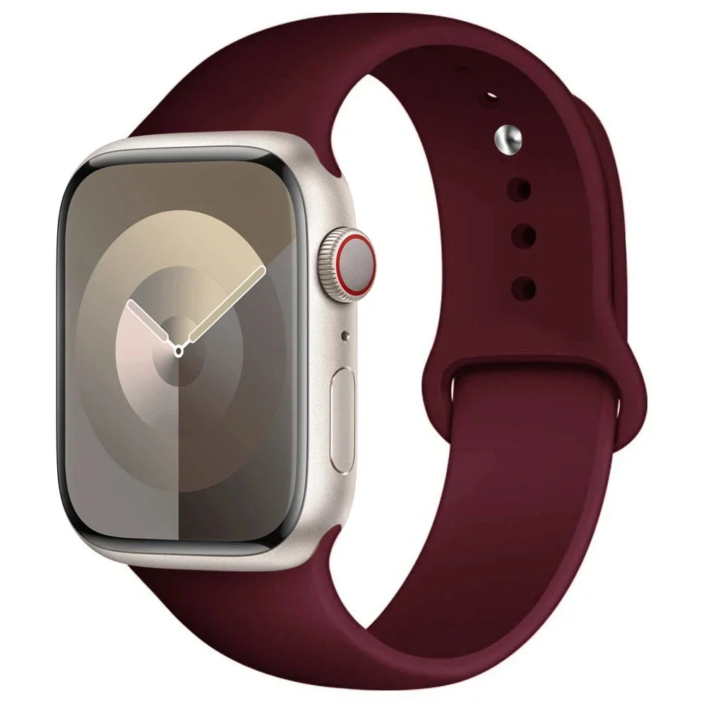 Bracelet sport en silicone pour Apple Watch