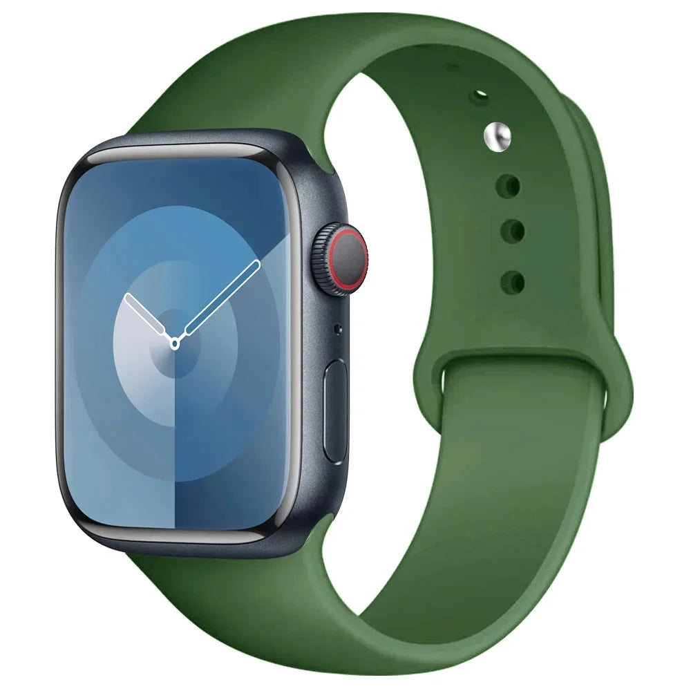 Bracelet sport en silicone pour Apple Watch