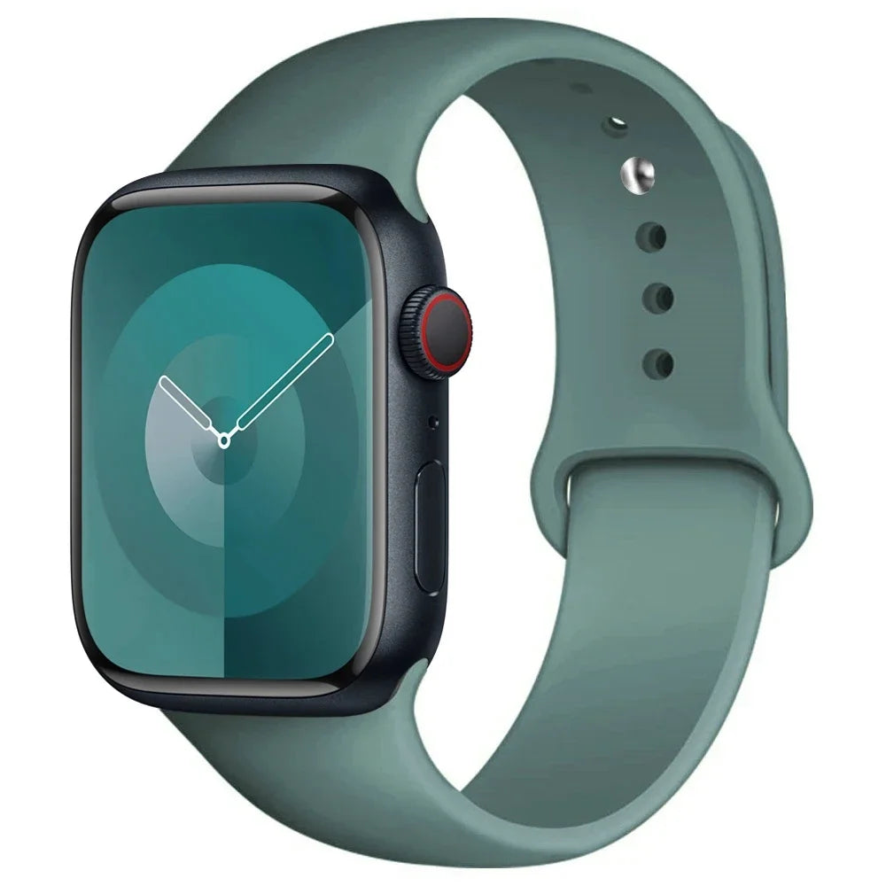Bracelet sport en silicone pour Apple Watch