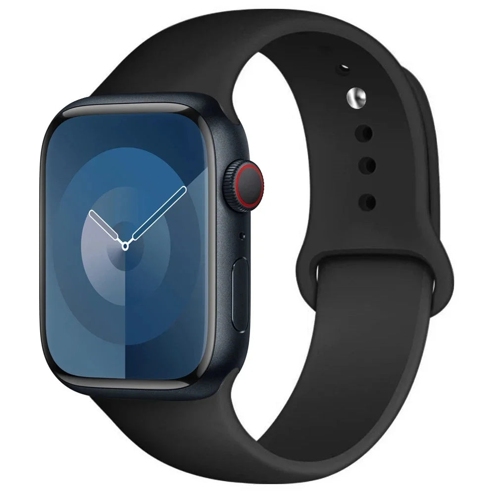 Bracelet sport en silicone pour Apple Watch
