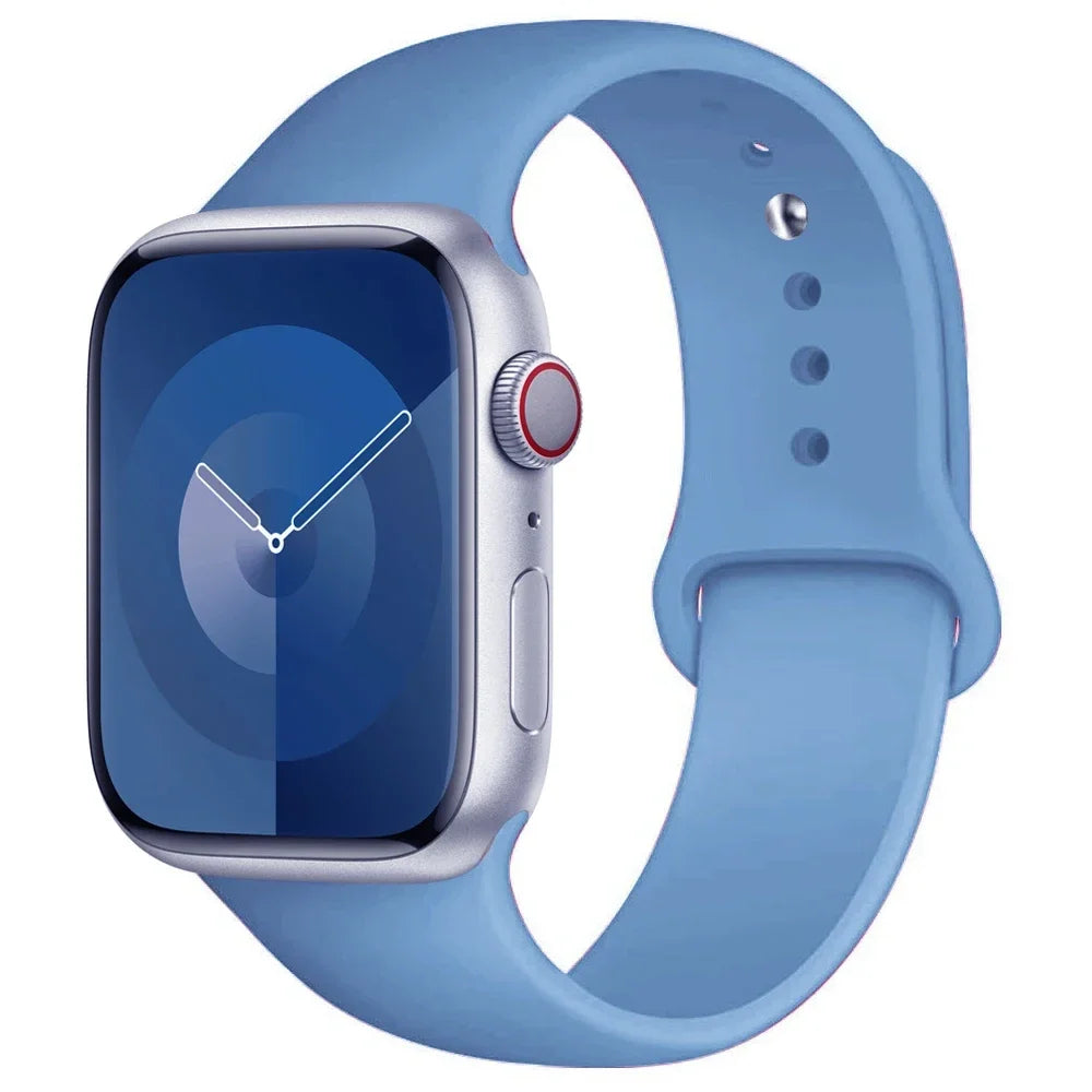 Bracelet sport en silicone pour Apple Watch