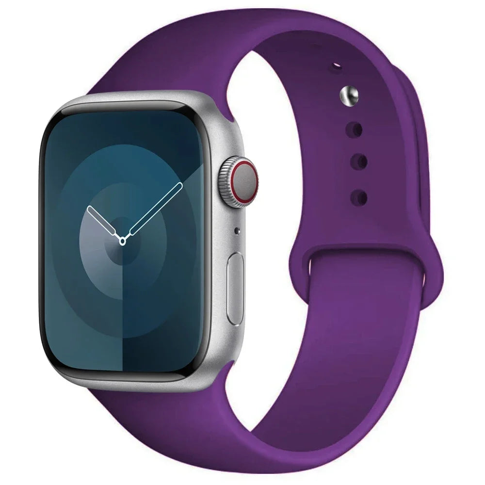 Bracelet sport en silicone pour Apple Watch