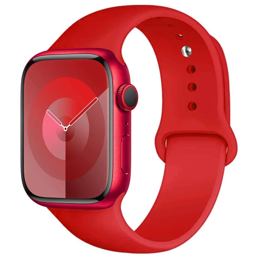 Bracelet sport en silicone pour Apple Watch