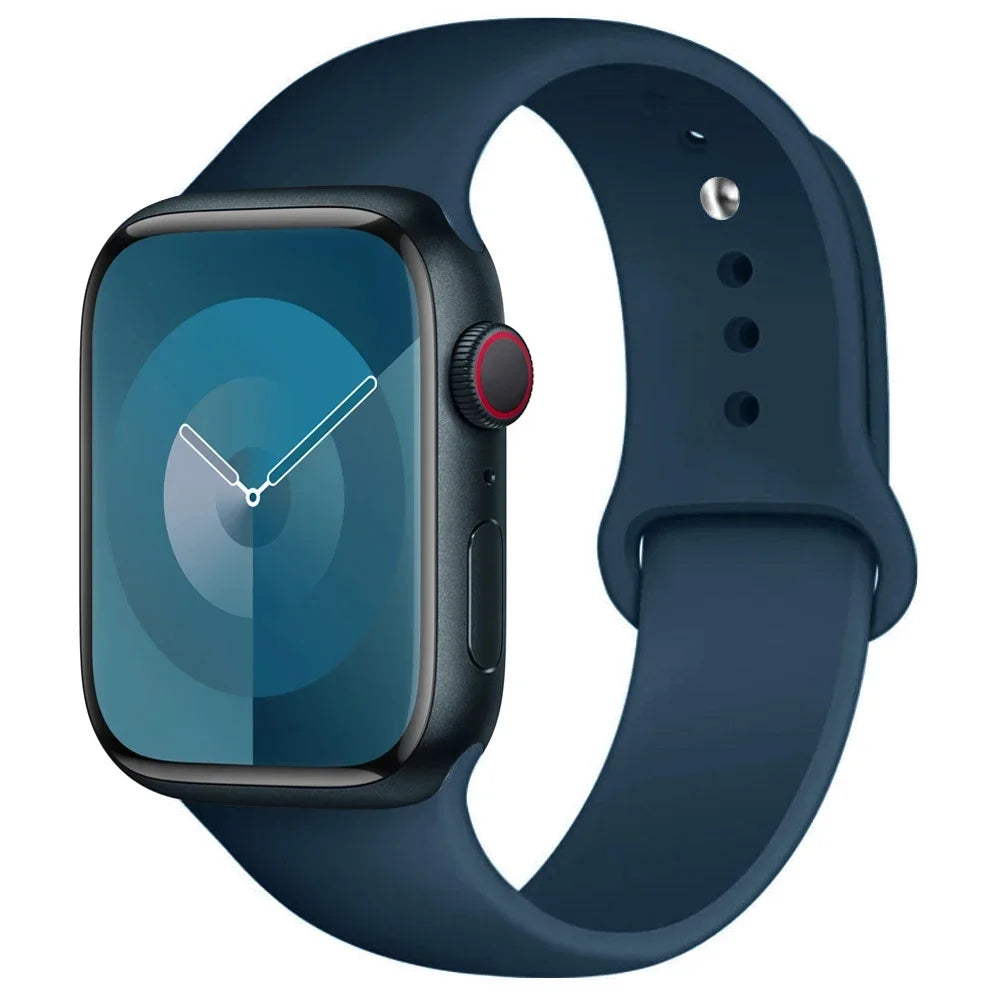 Bracelet sport en silicone pour Apple Watch