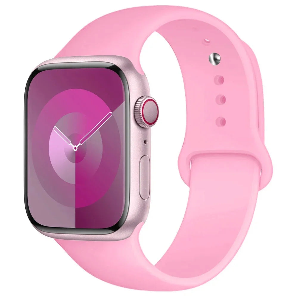 Bracelet sport en silicone pour Apple Watch