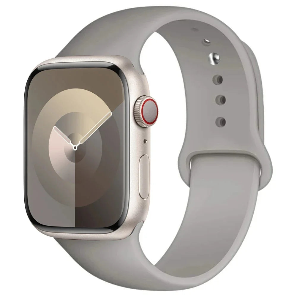 Bracelet sport en silicone pour Apple Watch