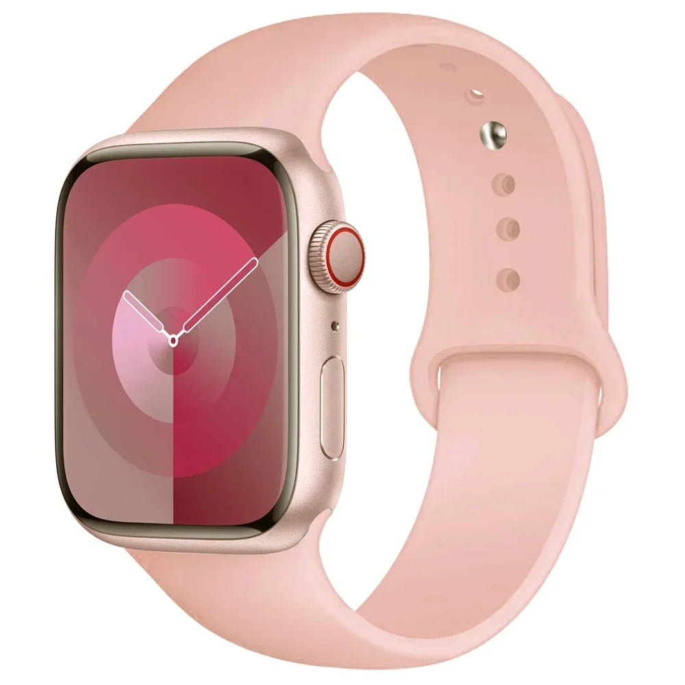 Bracelet sport en silicone pour Apple Watch