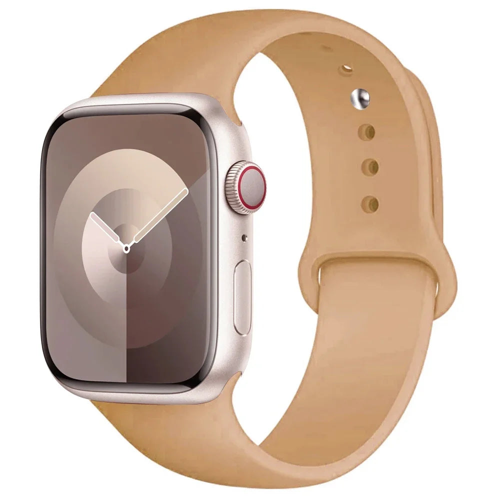 Bracelet sport en silicone pour Apple Watch
