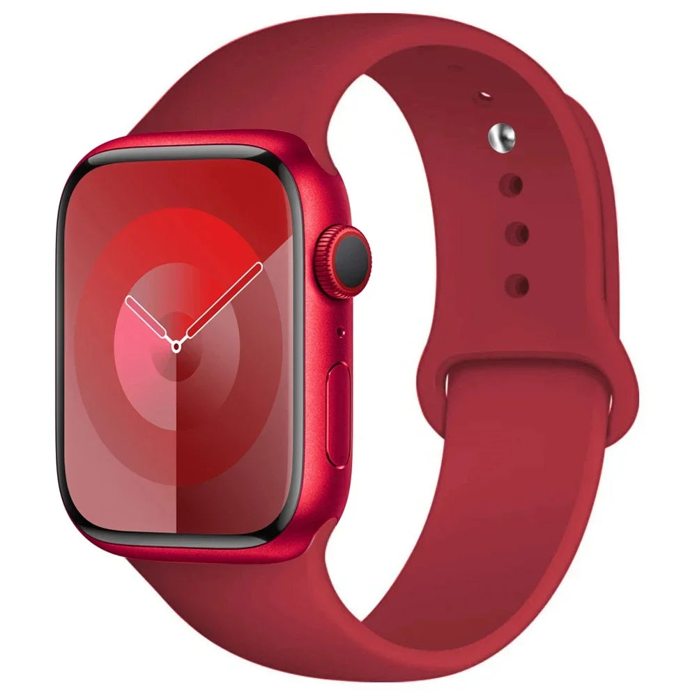 Bracelet sport en silicone pour Apple Watch