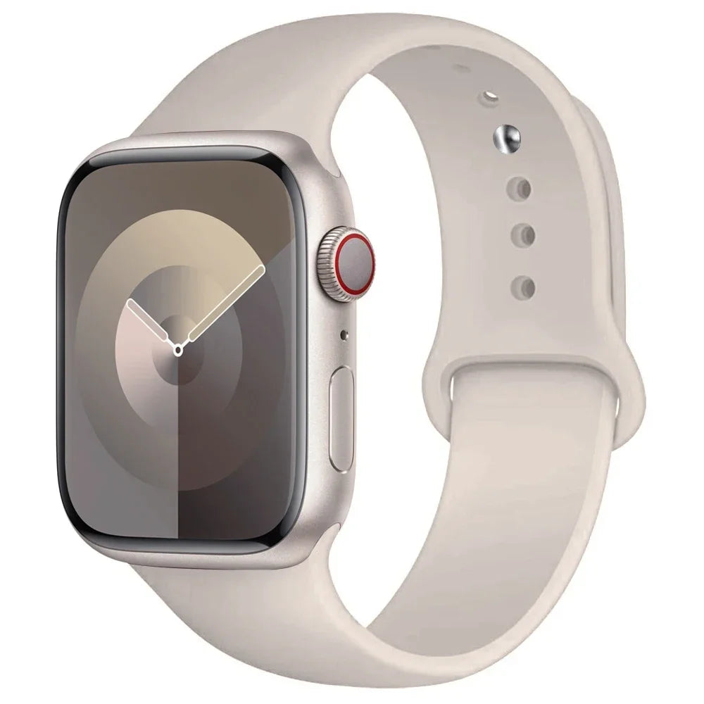 Bracelet sport en silicone pour Apple Watch