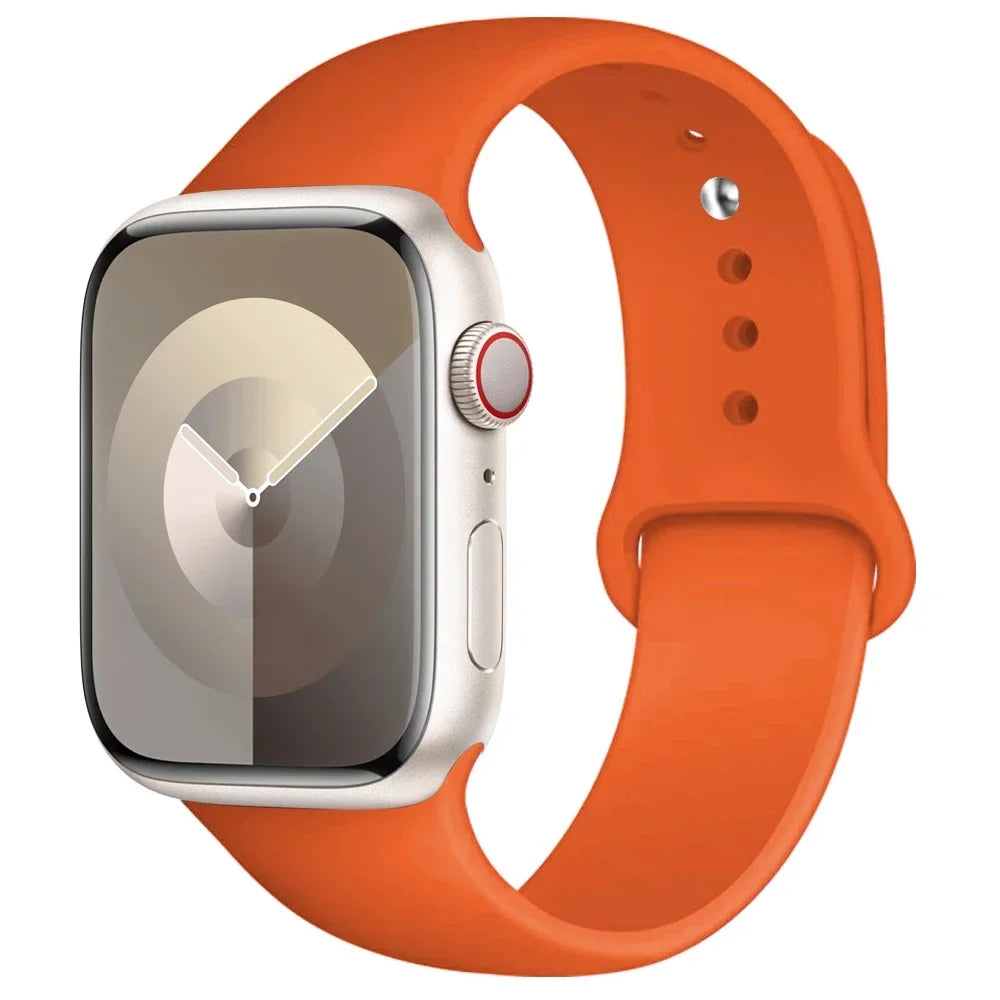 Bracelet sport en silicone pour Apple Watch