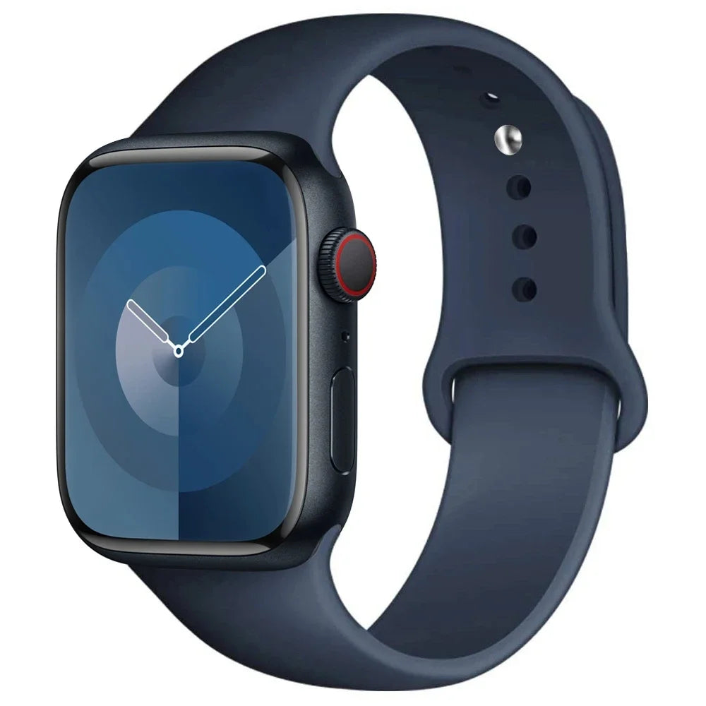 Bracelet sport en silicone pour Apple Watch