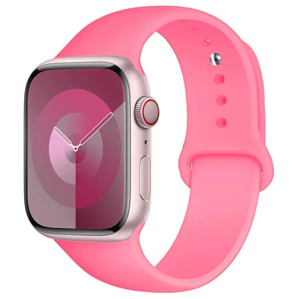 Bracelet sport en silicone pour Apple Watch
