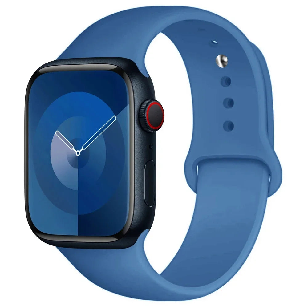 Bracelet sport en silicone pour Apple Watch