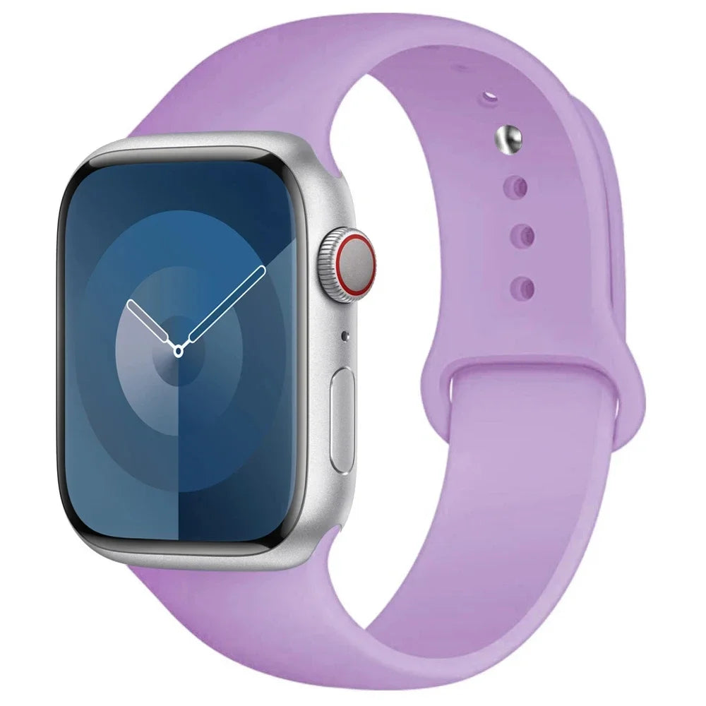 Bracelet sport en silicone pour Apple Watch